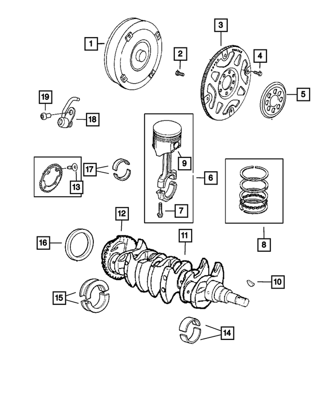 4884247AD - : Piston Pin And Rod for Mopar Image