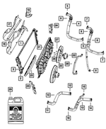 4809146AA - Cooling: Radiator Clamp for Chrysler: PT Cruiser, Sebring | Dodge: Journey, Neon, Stratus | Jeep: Compass, Patriot Image