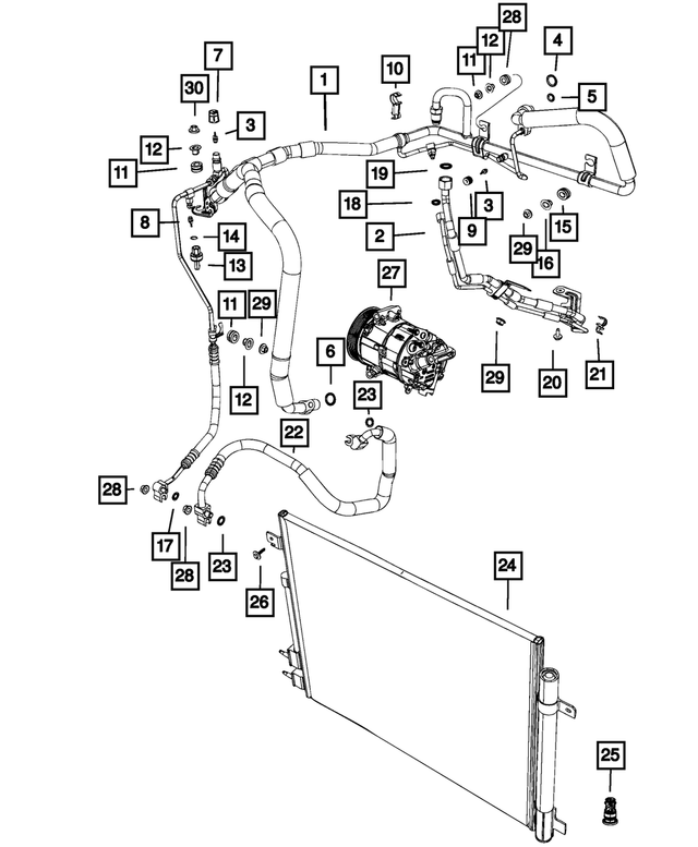 « 68227802AD – Air Conditioners and Heaters : Refroidisseur De Condensateur Et Transmission Refroidiss pour Mopar Image »