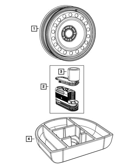 Wheel Spare for 2013 Dodge Dart #0