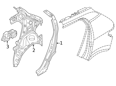 Inner Structure for 2021 Volvo XC40 #0