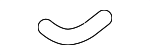 8K0145923F - Belts &amp; Cooling: Radiator Coolant Hose for Audi Image