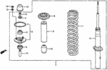 90414SB0000 - Chassis: WASHER, SPRING (10MM) for Honda Image
