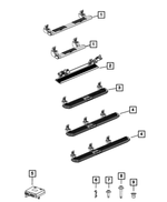 68361655AA - Exterior Ornamentation: Power Running Board, Left for Ram: 2500, 3500 Image