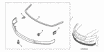 8F01SAAD0026 - Accessory Components: SCREW, TAPPING (5X18) for Honda Image image