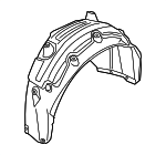 51719498283 - Body: Splash Shield for BMW: 740i, 750e xDrive, 760i xDrive, i7 Image