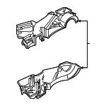 3B1820024 - HVAC: Evaporator Case for Volkswagen: Passat Image