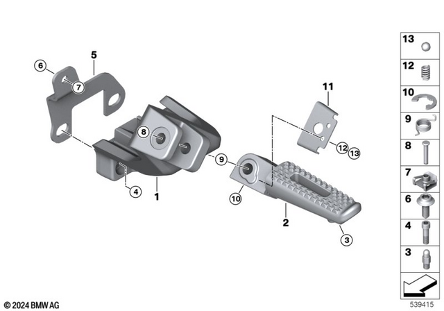 46718560069 - : Lock Ring                 for BMW-Motorrad Image