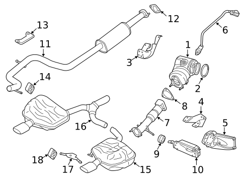 Exhaust Components for 2015 Volvo S80 #0