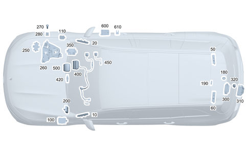 Antenna, Antenna Amplifier and Wiringharnesses for 2021 Mercedes-Benz GLB250 #0