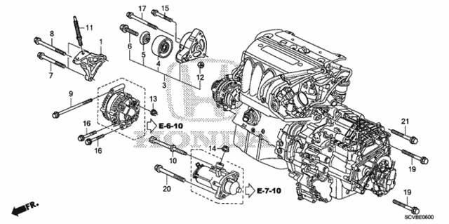 Engine Mounting Bracket for 2011 Honda Element #0