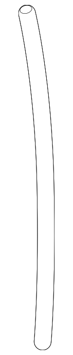 12762220 - : Windshield Washer Fluid Hose for Saab: 9-3, 9-3X, 9-5 Image