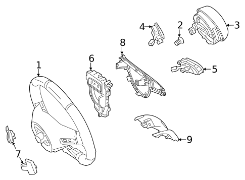 Steering Wheel & Trim for 2019 Mercedes-Benz AMG&reg; GT S #0
