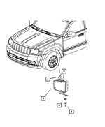 5191002AA - Electrical: Hex Head Screw for Chrysler: Sebring, Town &amp; Country | Dodge: Grand Caravan, Nitro | Jeep: Commander, Compass, Grand Cherokee, Liberty, Patriot, Wrangler, Wrangler JK Image