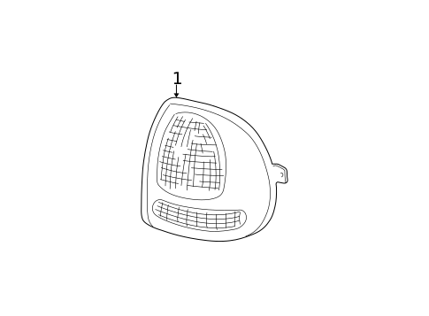 Combination Lamps for 2002 Dodge Caravan #0