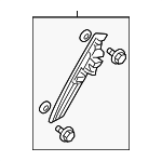 81460TR3A01 - Electrical: Adjuster for Honda: Accord, Civic, Crosstour, HR-V Image
