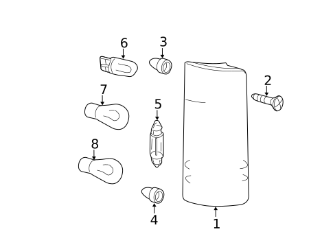 Combination Lamps for 2009 Dodge Sprinter 2500 #0