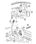 5JY511J3AA - : Rear Inner Seat Belt for Dodge: Durango Image