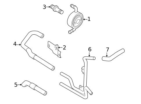 ENGINE OIL COOLER for 2008 INFINITI FX35 #0