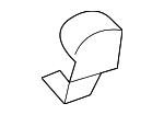 8K0807470 - Body: Anchor Plate Washer for Audi Image