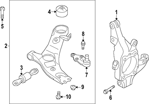 Suspension Components for 2025 Hyundai Santa Fe #1