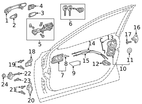 Front Door for 2020 Toyota Camry #2
