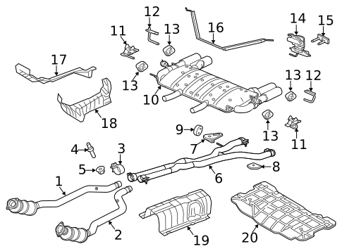 Exhaust Components for 2020 Jaguar F-Type | OEM Parts Online
