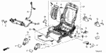 81198TE0A41 - Interior/Bumper: SPRING, FR. SEAT-BACK LUMBAR for Honda Image