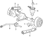 FOVY5500A - Suspension: Upper Control Arm for Lincoln: Town Car Image