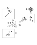 4766586AA - Fuel: Fuel Filler Cap Tether for Mopar Image