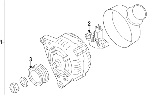 Alternator for 2014 Audi RS7 #1