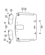 1FL07BD1AA - Interior Trim: Headliner for Dodge: Ram 2500, Ram 3500 Image