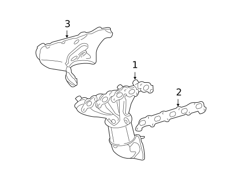 Exhaust Manifold for 2004 GMC Canyon #0