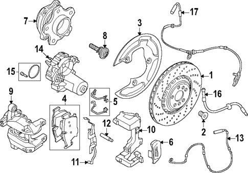Rear Brakes for 2025 BMW X3 #0