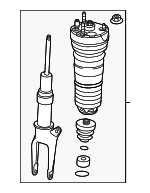 97034305137 - Suspension: Strut Assembly for Porsche: Panamera Image