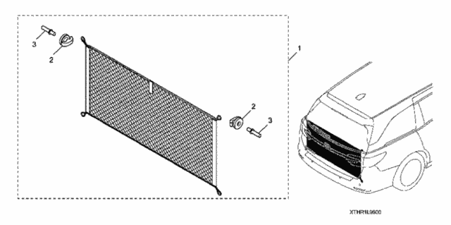 Cargo Net for 2019 Honda Odyssey #0