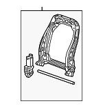 13260627 - Body: Seat Back Frame for GM Image