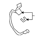 587383J000 - Brakes: Brake Hose for Hyundai Image