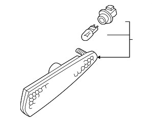 261942Y900 - : Marker Lamp Assembly for Nissan Image