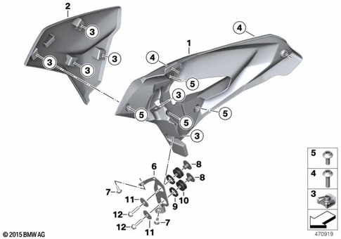 Motorcycle Trim Section, Windshield for 2021 BMW-Motorrad G 310 R #0