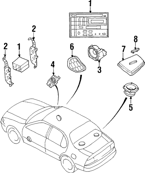 Sound System for 1996 INFINITI I30 #0