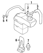 MB906437 - Cooling System: Tank Assembly Mount Bracket for Mopar Image