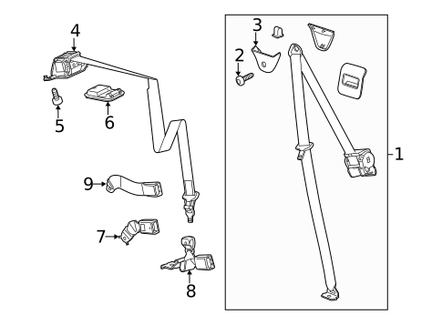 Seat Belt for 2019 GMC Yukon XL #0