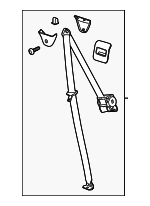 84494138 - : Part# 84494138 Lap &amp; Shoulder Belt for Cadillac: Escalade ESV | Chevrolet: Suburban, Suburban 3500 HD | GMC: Yukon XL Image