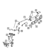 4881504AD - Exhaust: Exhaust Shield for Mopar Image