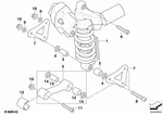 33537711075 - : Spring Strut, Rear for BMW-Motorrad Image