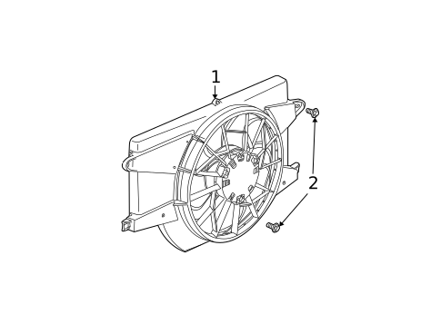 Cooling Fan for 2007 Saturn Vue #0