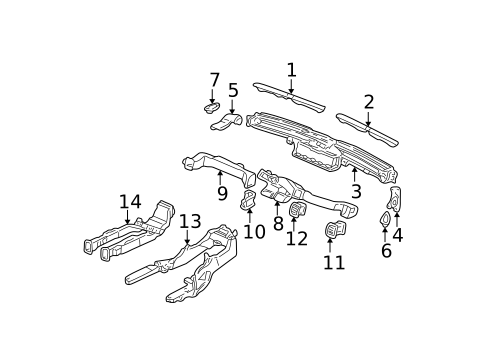 Ducts for 2000 Acura TL #0