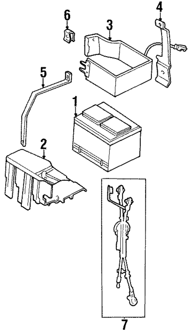 4696950 - Electrical: Battery Tray Bracket for Mopar Image