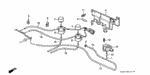 934050601208 - Electrical/Exhaust/Heater/Fuel: BOLT-WASHER (6X12) for Acura Image
